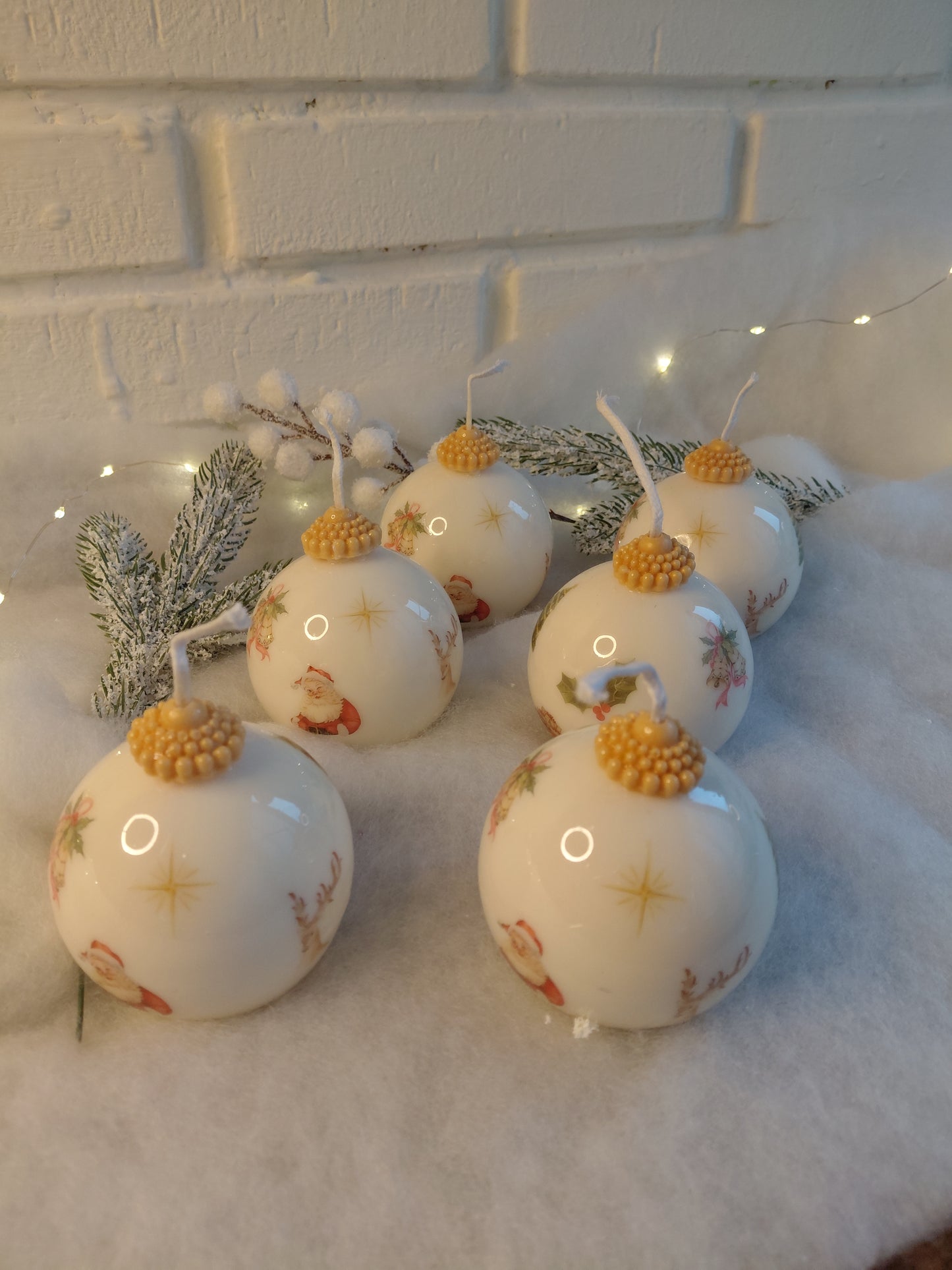 Vela Bola de Navidad