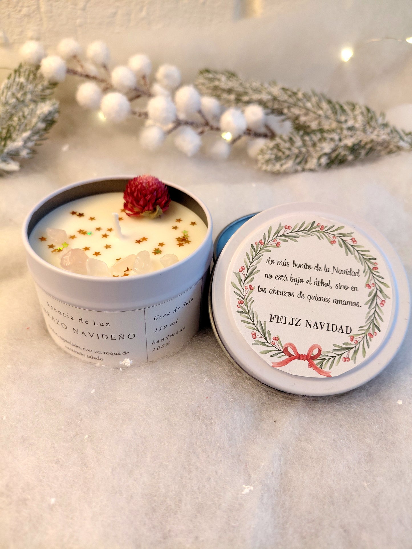 Vela Abrazo Navideño