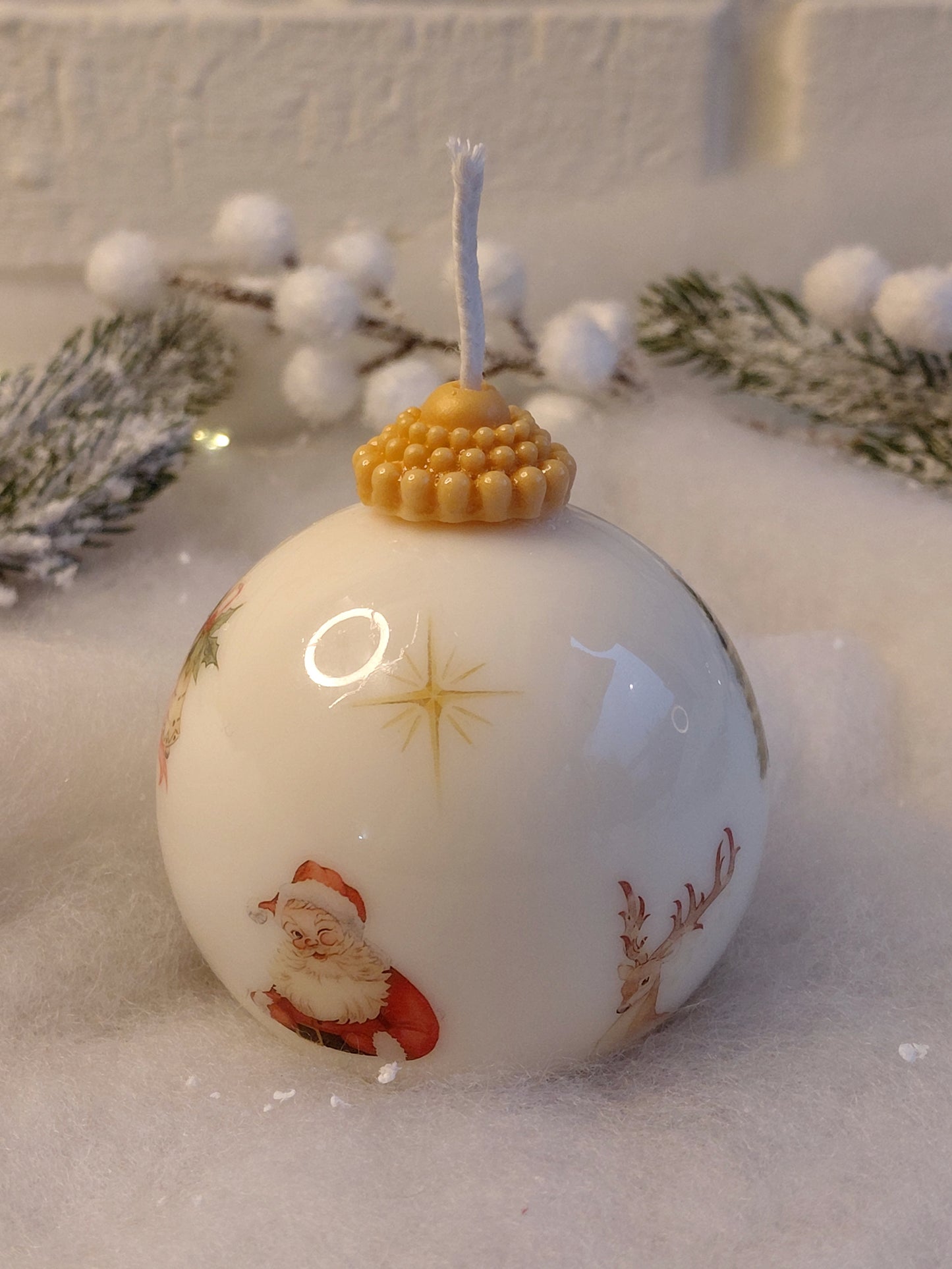 Vela Bola de Navidad